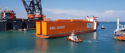 15,000t! The world’s largest project ever done on self-propelled trailers by Cometto SPMT!
