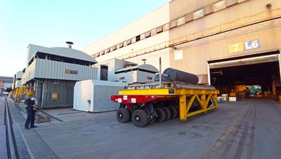264 tons of payload capacity allow Rubiera to add an effective transport solution for its in-plant moves to the fleet.