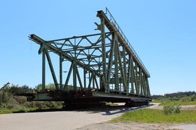 Bridge demolition has being routine for Krebs and his Cometto SPMT