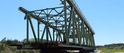 Bridge demolition has being routine for Krebs and his Cometto SPMT