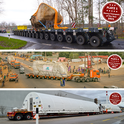 Titelverteidigung beim "Heavy Transport of the Year" Award