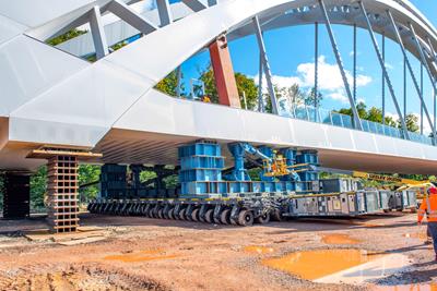 Este puente es una de las ocho estructuras que se construirán como parte de la nueva línea ferroviaria entre la ciudad de Luxemburgo y Bettembourg