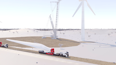 La gamme BladeMAX pour le transport de pales d'éoliennes