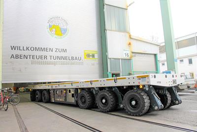 Cometto Eco1000 enables transport without cranes at Herrenknecht