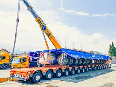 Werfttransporter für Rauma Marine Constructions