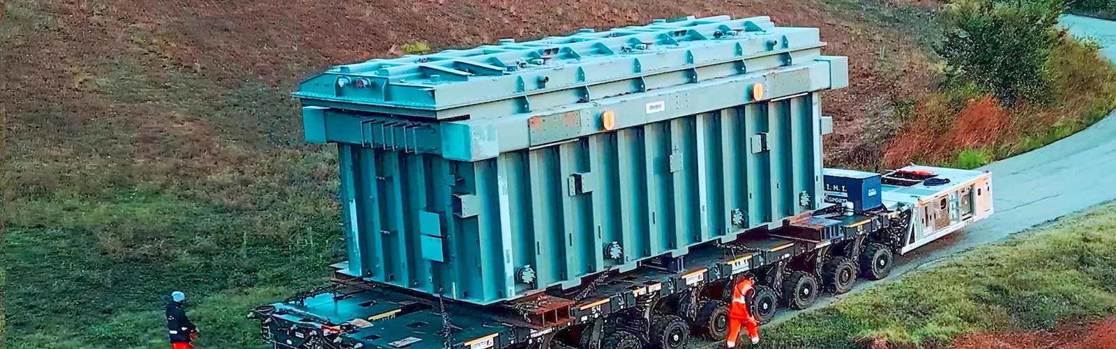 A 340 tons transformer through Italy