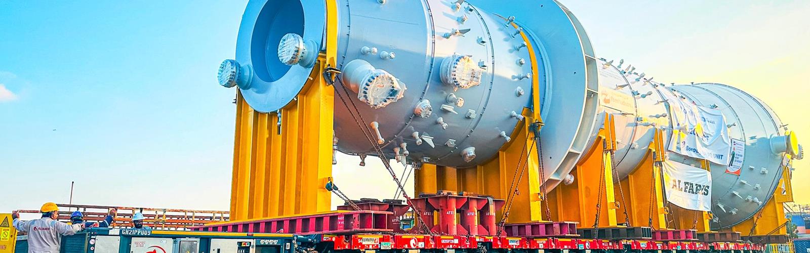44 Achs-Einheiten für 510 Tonnen