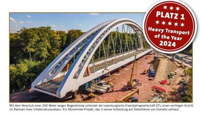 Vier gewinnt! Cometto mit "Heavy Transport of the Year" Award