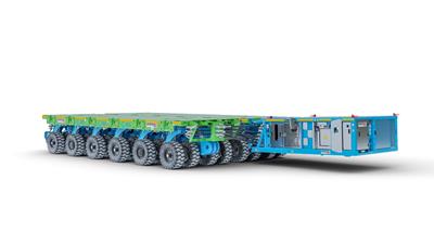 Cometto - das Kompetenzzentrum für selbstfahrende modulare Transporter innerhalb der Faymonville-Gruppe - erhielt den Auftrag zur Lieferung von 48 SPMT-Achslinien der 48T-Serie mit vier Power Pack Uni