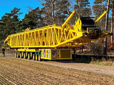СПМТ Cometto экономит время на проекте ветряной электростанции