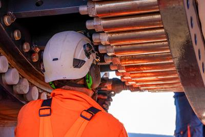 Primicia en palas eólicas en Francia