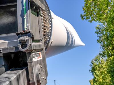 Primicia en palas eólicas en Francia