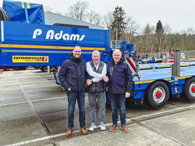 P. Adams Schwertransporte verstärkt Blade-Lifter-Flotte mit BladeMAX1000