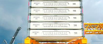 Cometto MSPE with Liebherr Crawler Crane - The Proven Mobile Ballast Wagon Solution