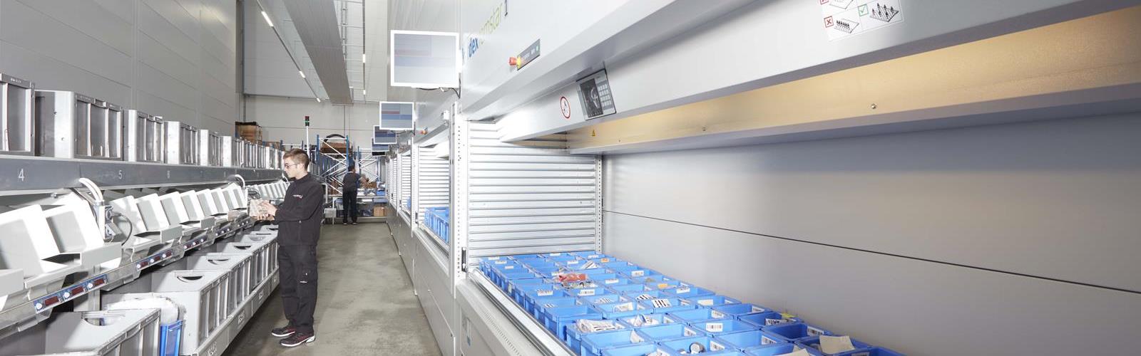Distribuzione efficiente di pezzi di ricambio