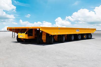 Nouveau véhicule de transport pour chantiers navals Cometto livré en Pologne