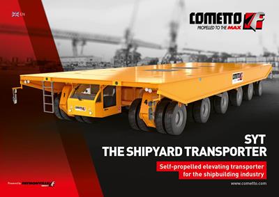 Discover the new brochure about the shipyard transporter!