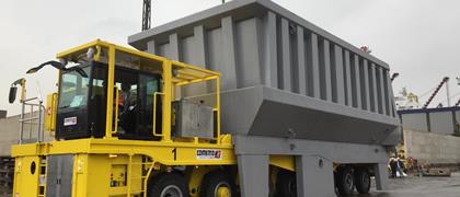 Industrial elevating transporters designed for steel mill applications at Kilic