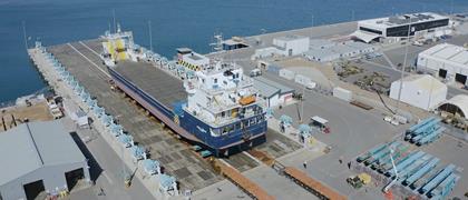 Australian Naval Infrastructure con la potencia del SPMT EVO3