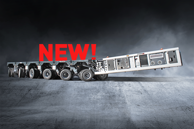 New! Twin tyre self-propelled trailers with electronic steering