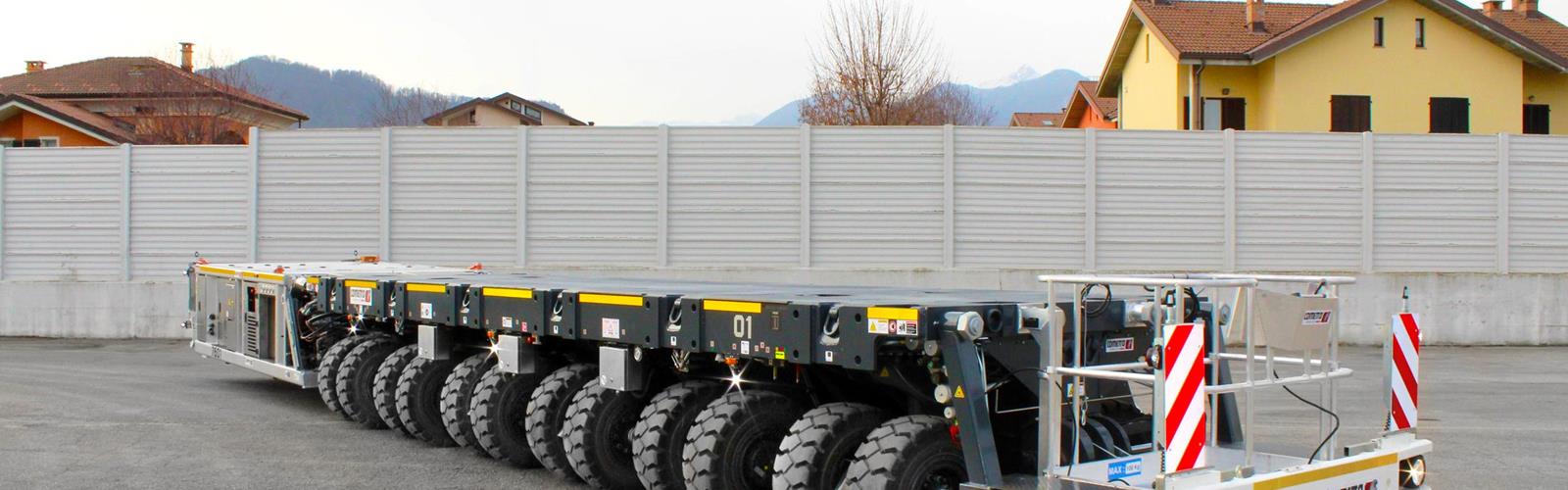 Questo modulo SPMT a 6 assi è parte della fornitura appena consegnata al nostro Cliente italiano S.I.M.I. Srl.