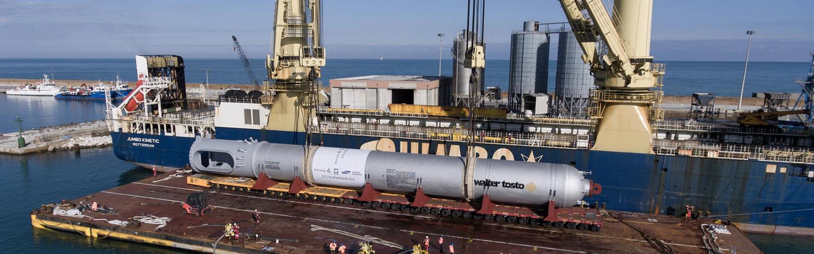 Walter Tosto realizes record reactor moves on Cometto SPMT